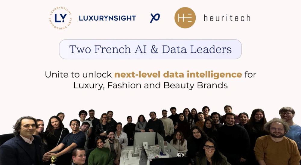 Image of Luxurynsight and Heuritech, two French AI & Data Leaders unite to unlock next-level data intelligence for Luxury, Fashion and Beauty Brands