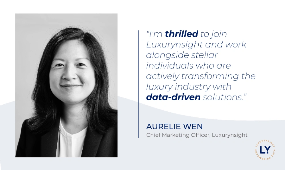 Image of Aurelie Wen, joins as new CMO Luxurynsight